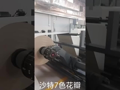 أوتو ورق للفول للفول Flexo Press Machine مع anilox و cycliner wth تغيير سريع للهيكل