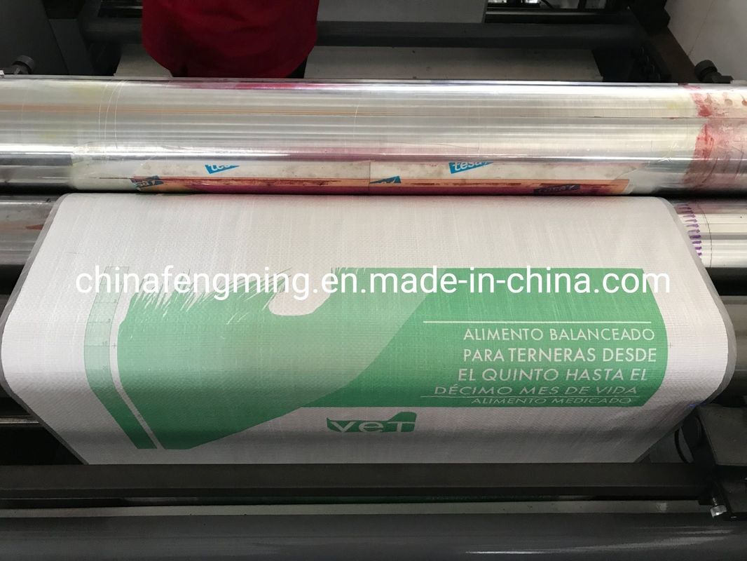 CE ISO9001 FM سلسلة أربعة ألوان آلة الطباعة Flexographic 200m/Min معدل 1/8cp