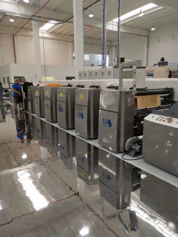 سرعة آلة الطباعة المرنة FM-CS Max سرعة 240m/min للطباعة الدقيقة