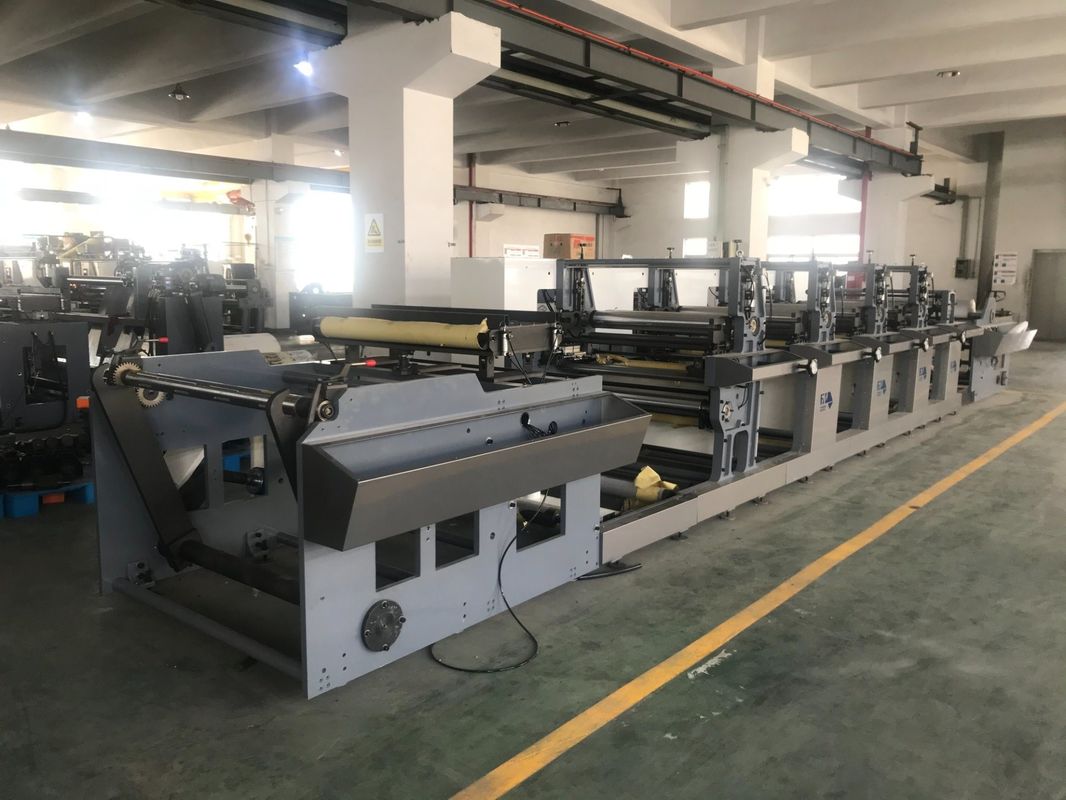 آلة طباعة كؤوس الورق الملونة ذات 6 ألوان Flexography مع 380V 415V 440V 220V