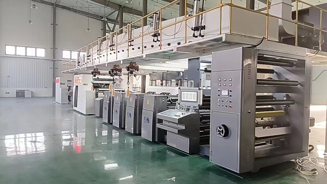 السرعة الميكانيكية القصوى 150m/min وحدة الطباعة المرنة لقطر إعادة التدوير الكبير 1524mm