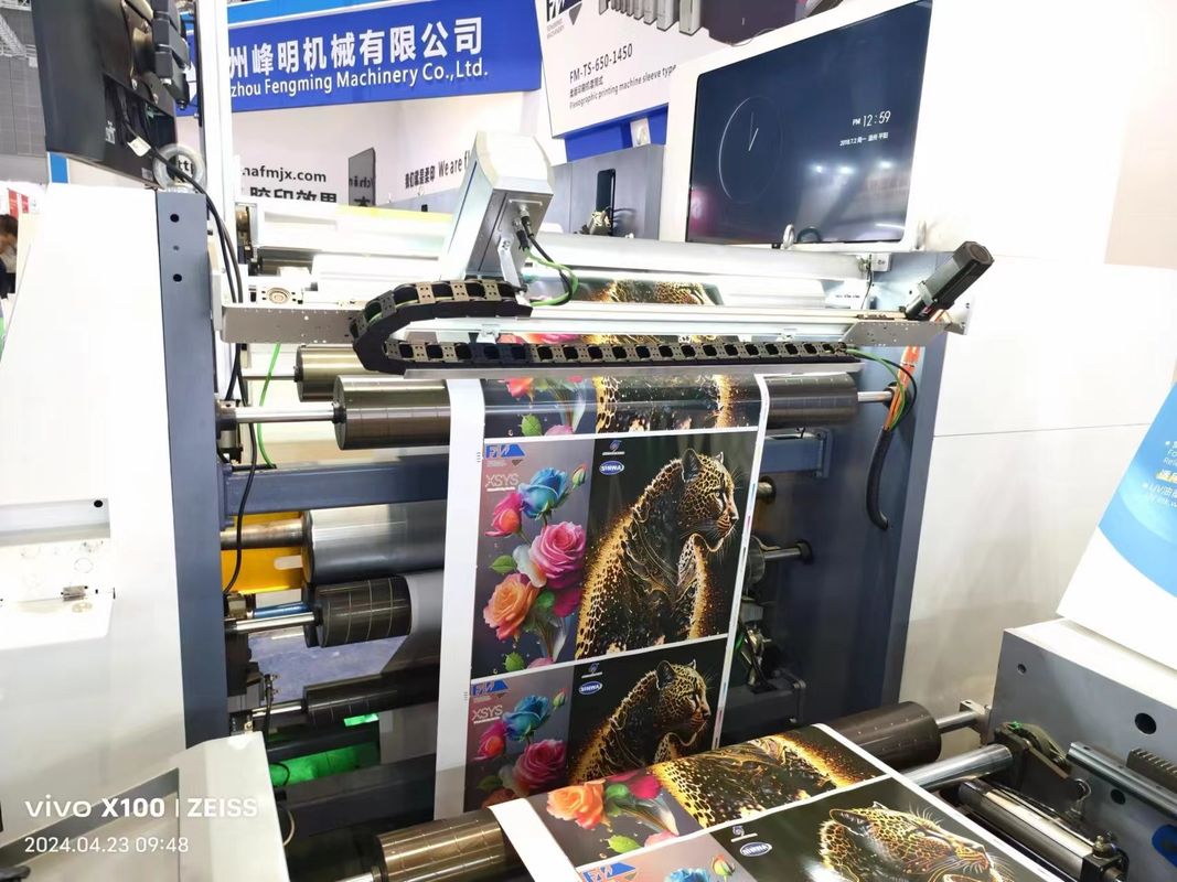 1830mm Max Die Cutting Width Sleeve Type آلة الطباعة المرنة