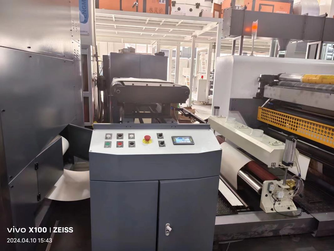 آلة طباعة فلكسو ذاتية التشغيل الكامل للصناديق الورقية