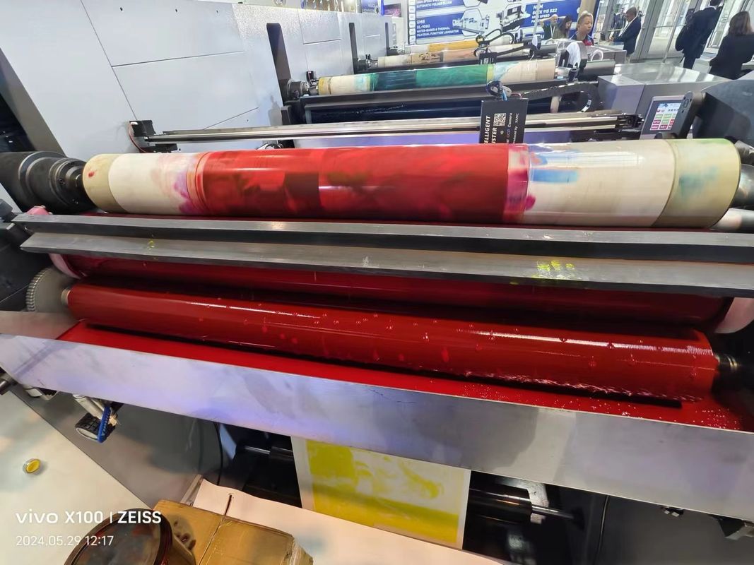 سرعة عالية 6 ألوان كيس ورق فيلم بلاستيكي Flexographic Flexo طابعة
