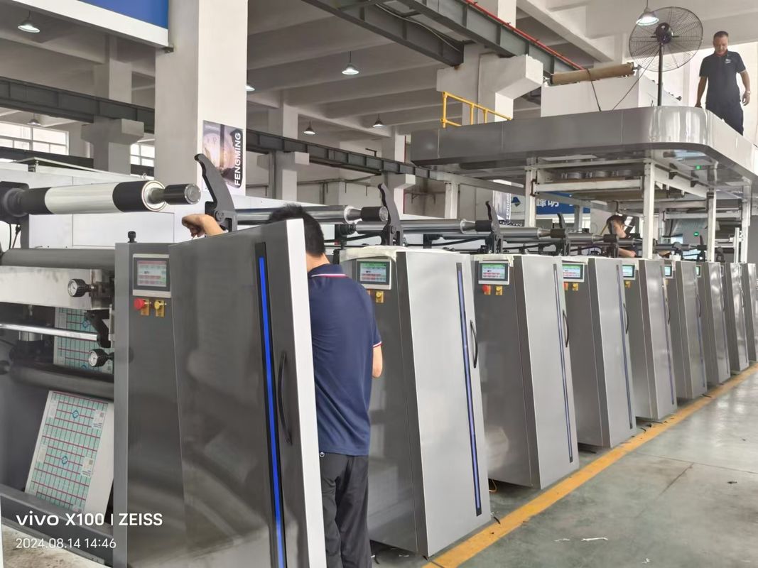 10 ألوان آلية بدون معدات شريط Bopp Flexo آلة الطباعة الأسعار الجديدة لا توجد مراجعات بعد