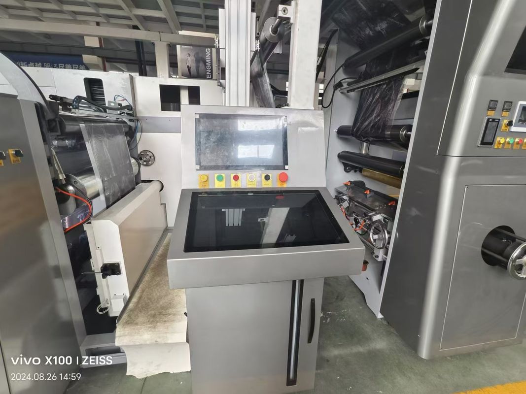طابعة فليكسوجرافية آلية، الجانب الأمامي 9 ألوان الجانب الخلفي 1 ألوان Flexo Label طابعة فليكسوجرافية مطبعة الطباعة