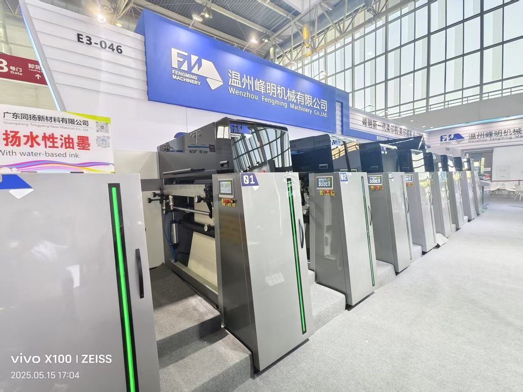 أفضل سعر من مصنع الصين طابعة فلكسوغرافية عالية السرعة 8 ألوان آلة طباعة فلكسوغرافية رسومية 8 ألوان