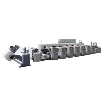 طابعة عبوات مرنة FM-CS Wide Web Flexo Machine مع محرك سيرفو