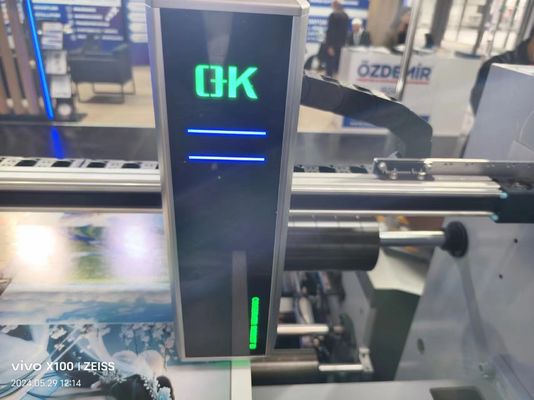 طابعات فلكسوجرافية 4 ألوان آلة طباعة الملصقات للكأس الورقية